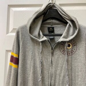 Vintage NFL Junior's Collection Women's XL Washington Red Skin Zip Hooded Jacket